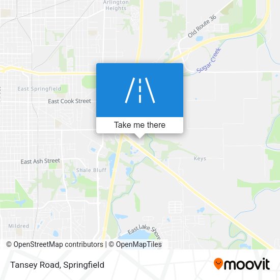 Tansey Road map