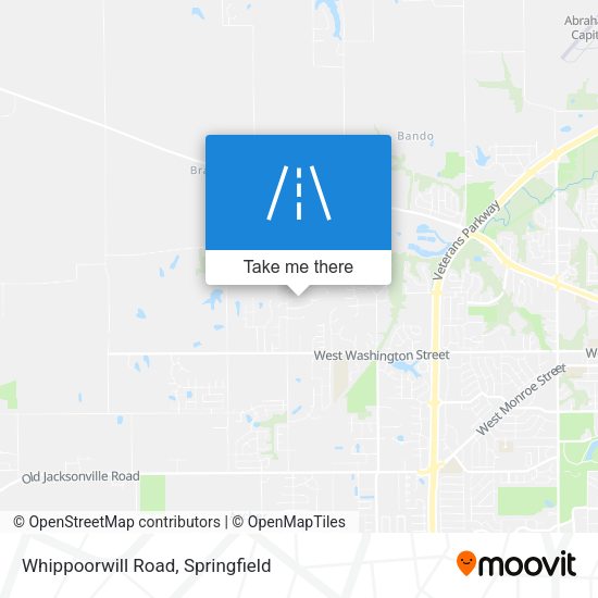Whippoorwill Road map