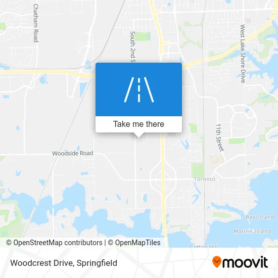 Woodcrest Drive map