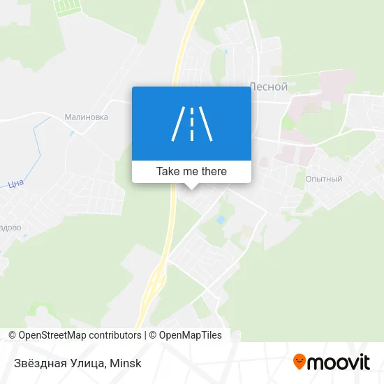 Звёздная Улица map