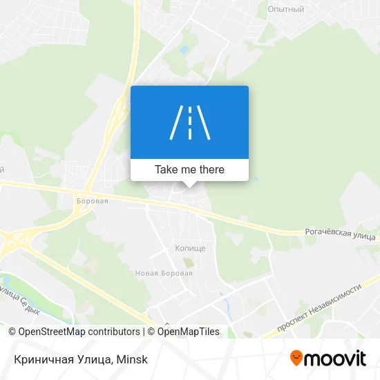 Криничная Улица map