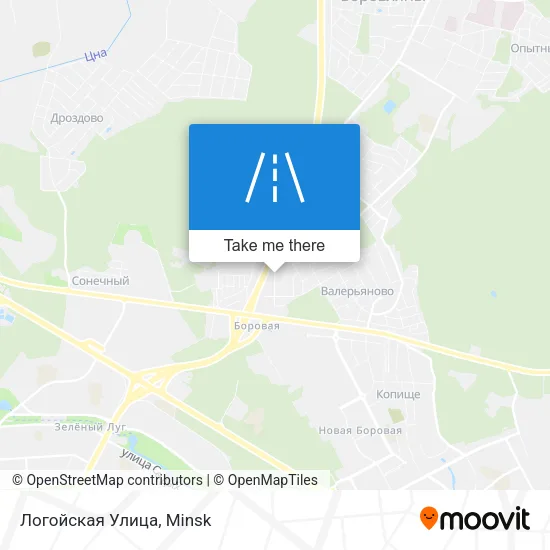 Логойская Улица map
