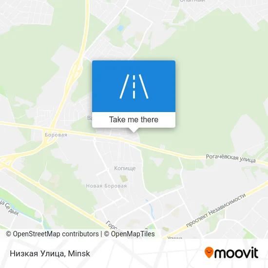 Низкая Улица map