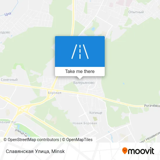 Славянская Улица map