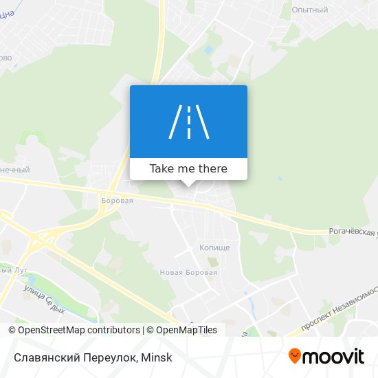 Славянский Переулок map