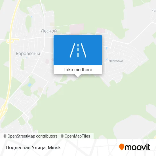 Подлесная Улица map