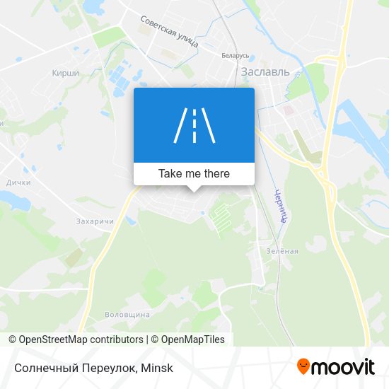 Солнечный Переулок map