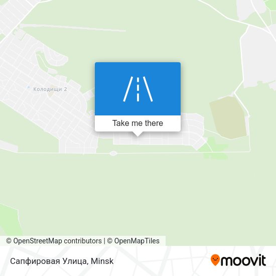 Сапфировая Улица map