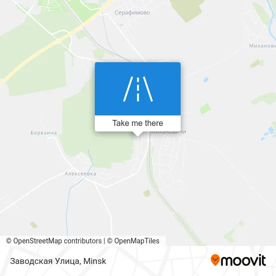 Заводская Улица map