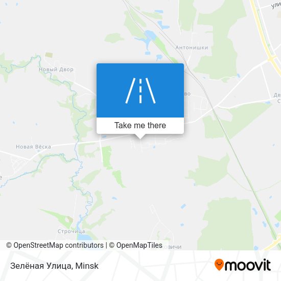 Зелёная Улица map