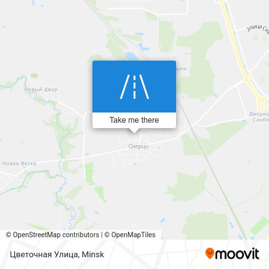 Цветочная Улица map