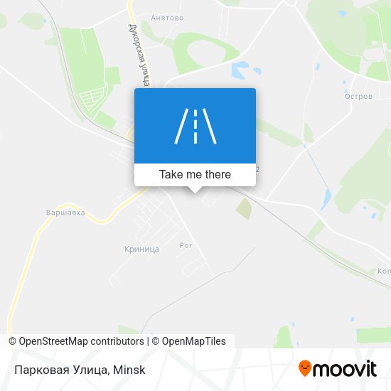 Парковая Улица map