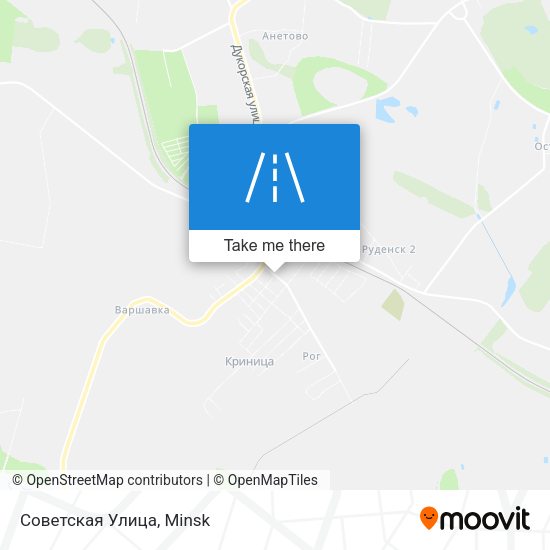 Советская Улица map