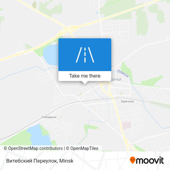 Витебский Переулок map