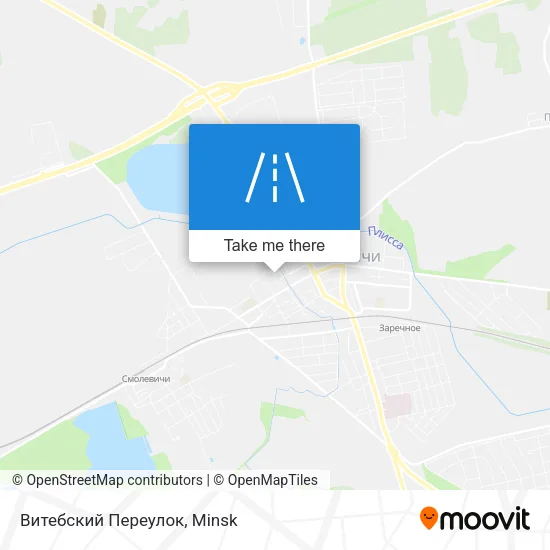 Витебский Переулок map