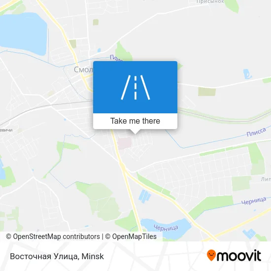 Восточная Улица map