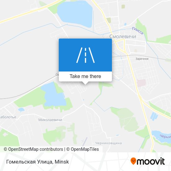 Гомельская Улица map
