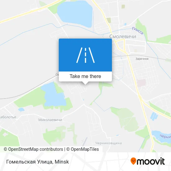 Гомельская Улица map