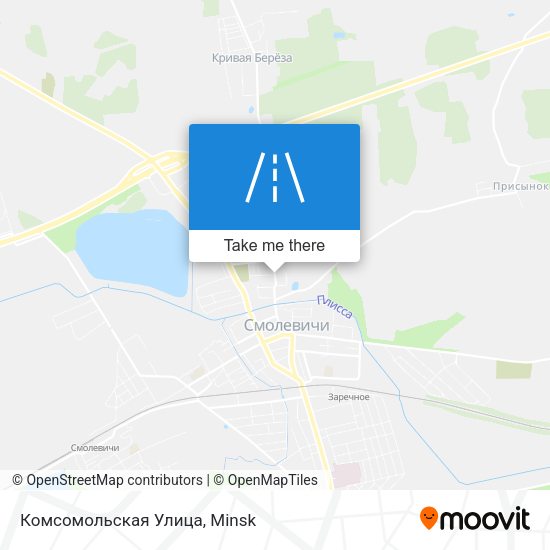 Комсомольская Улица map