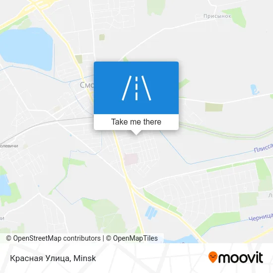 Красная Улица map