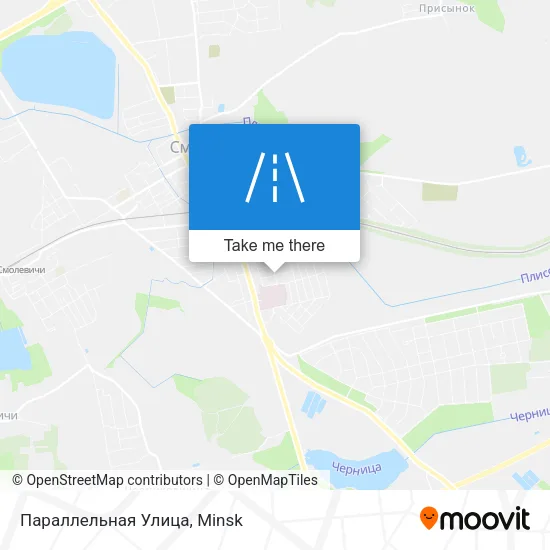 Параллельная Улица map