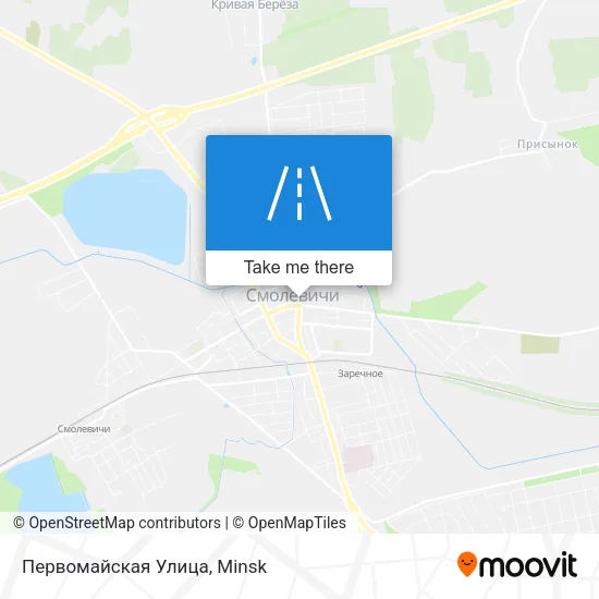 Первомайская Улица map