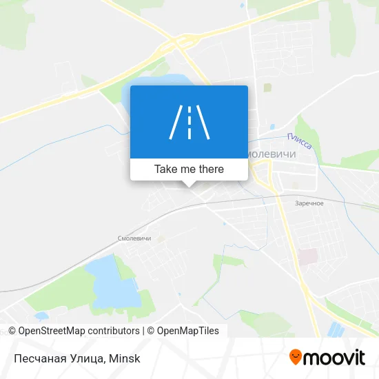 Песчаная Улица map