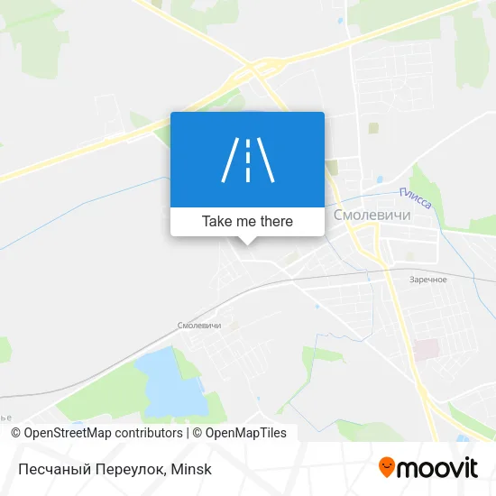 Песчаный Переулок map
