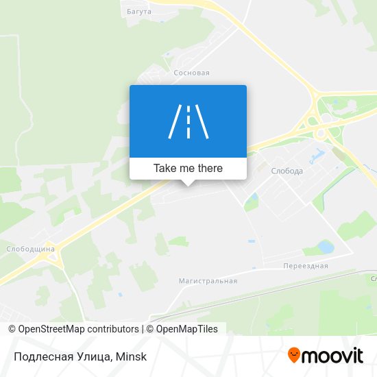 Подлесная Улица map