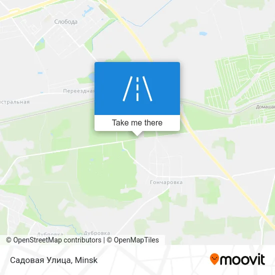 Садовая Улица map