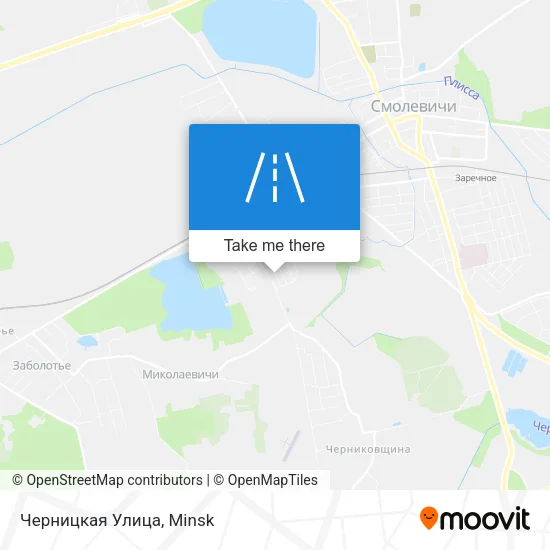 Черницкая Улица map