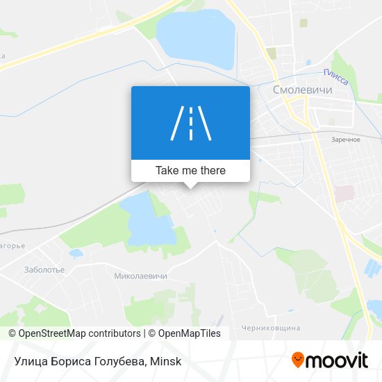 Улица Бориса Голубева map