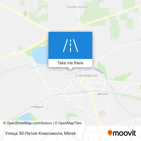 Улица 50-Летия Комсомола map