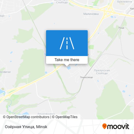 Озёрная Улица map