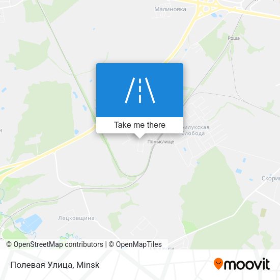 Полевая Улица map
