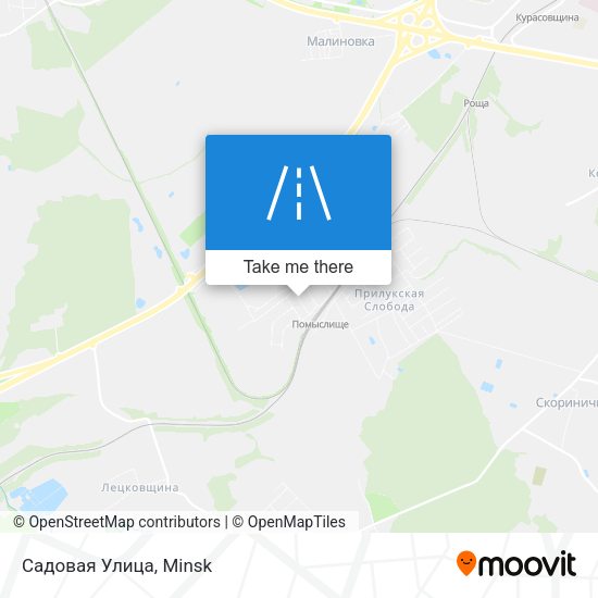 Садовая Улица map