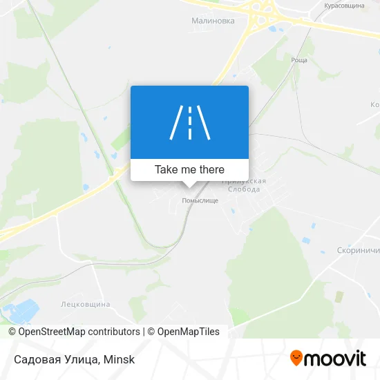 Садовая Улица map