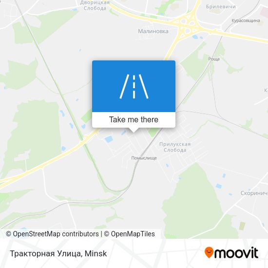 Тракторная Улица map