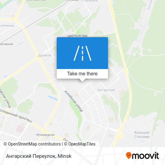 Ангарский Переулок map