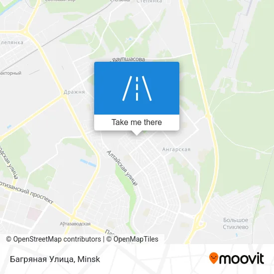 Багряная Улица map