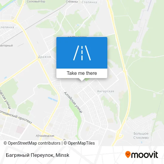 Багряный Переулок map