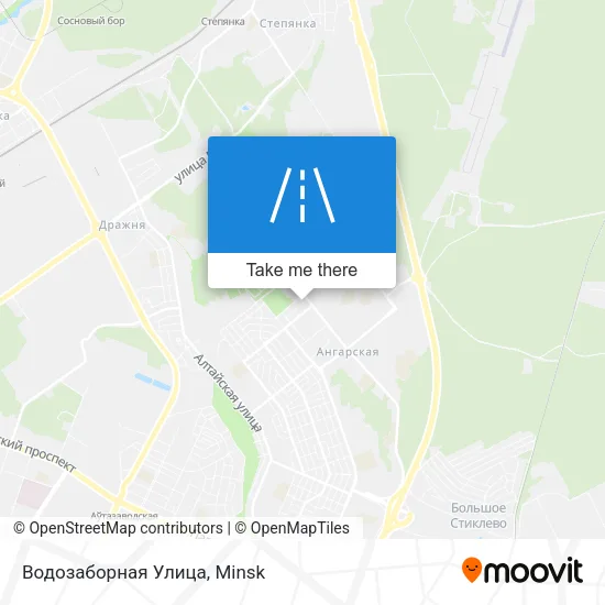 Водозаборная Улица map