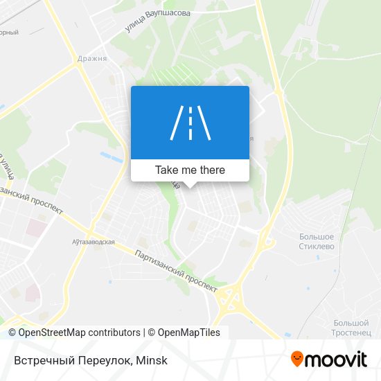 Встречный Переулок map