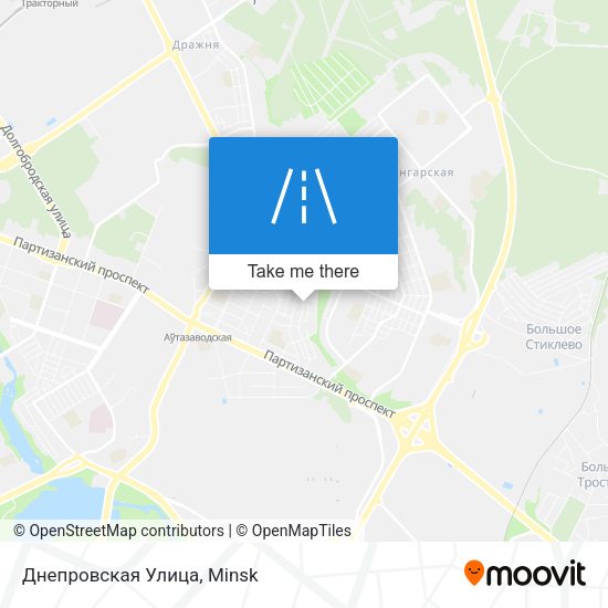 Днепровская Улица map