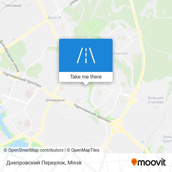 Днепровский Переулок map