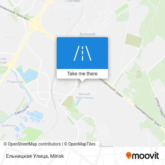 Ельницкая Улица map