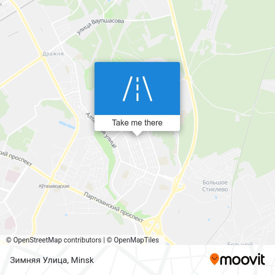 Зимняя Улица map