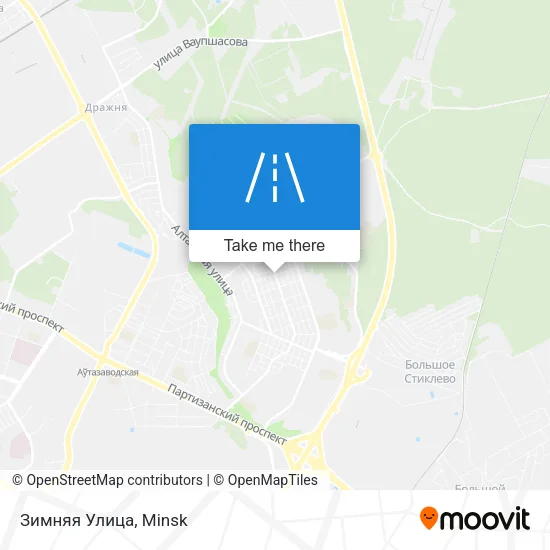 Зимняя Улица map