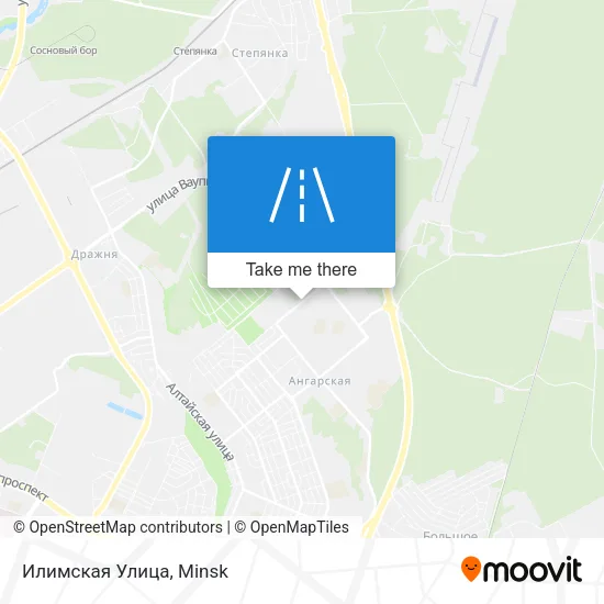 Илимская Улица map