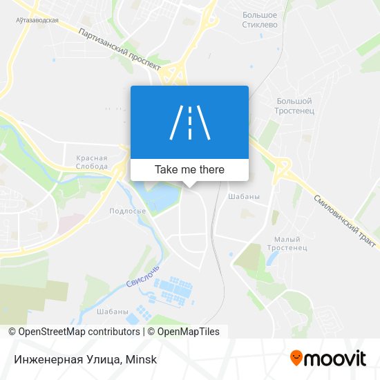 Инженерная Улица map